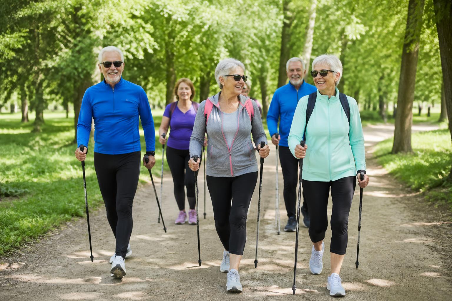 découvrez les bienfaits de la marche nordique pour les seniors : amélioration de la santé générale, renforcement de l'équilibre et stimulation du cardio pour une meilleure qualité de vie.