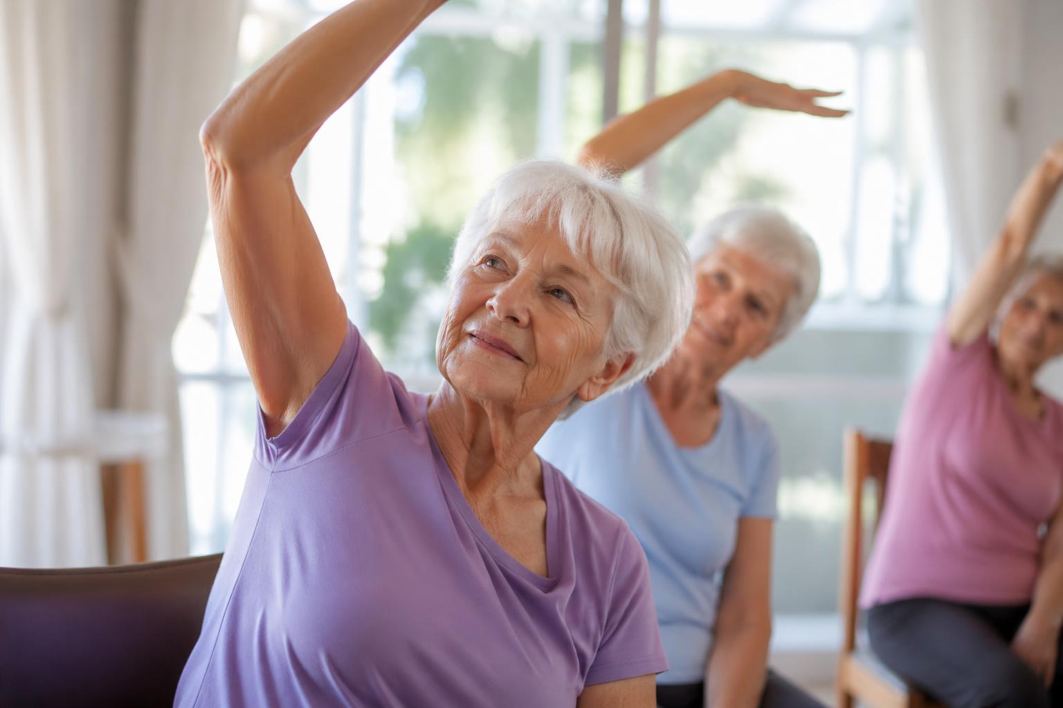 découvrez 15 exercices de gym douce sur chaise spécialement conçus pour les seniors, faciles à réaliser sans effort au sol, pour améliorer mobilité et bien-être en douceur.