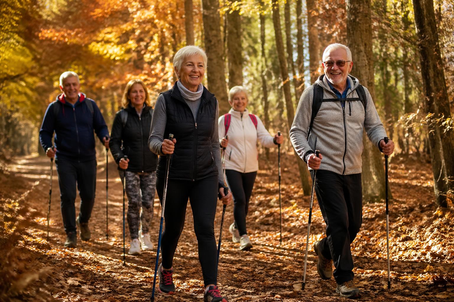 découvrez à quelle vitesse marcher en marche nordique pour les seniors afin d'améliorer votre condition physique et progresser efficacement.