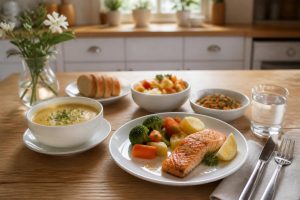 découvrez un exemple de menu pour personne âgée avec un modèle pdf pratique couvrant une semaine complète, équilibré et adapté aux besoins nutritionnels des seniors.