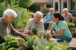 découvrez les bienfaits du jardin thérapeutique et les activités adaptées pour les seniors afin d'améliorer leur bien-être physique et mental.