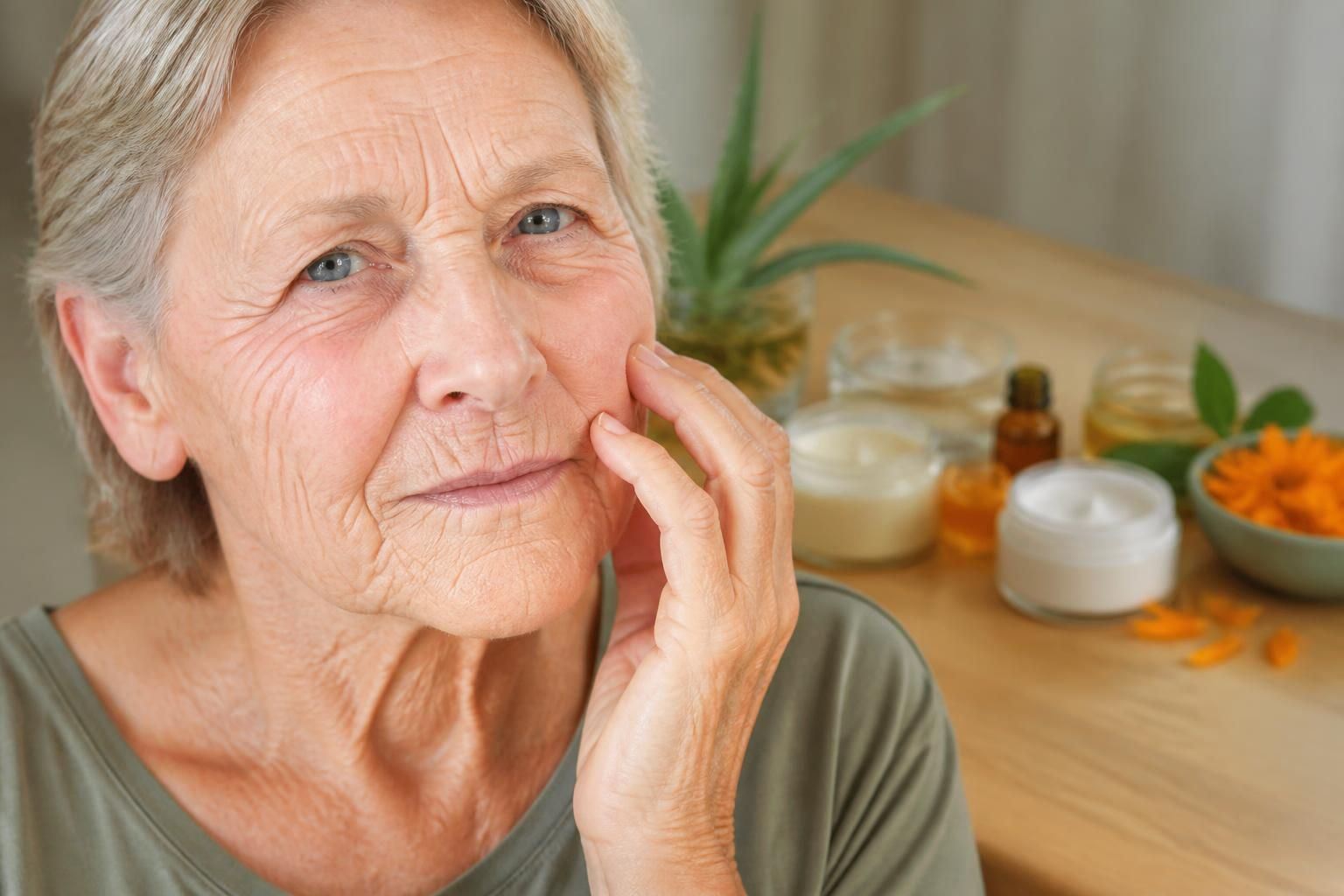 découvrez les meilleures crèmes et soins naturels pour hydrater et protéger la peau sèche des personnes âgées. conseils et solutions efficaces pour une peau douce et nourrie.