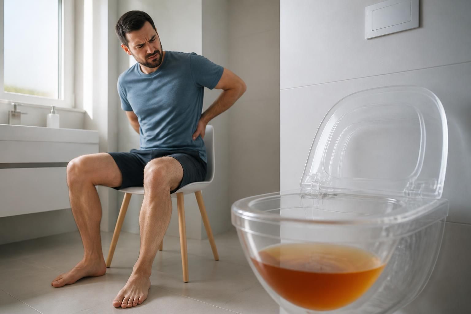 découvrez les causes possibles de l'urine foncée et du mal de dos, les symptômes associés et les conseils pour mieux comprendre et réagir à ces signes de santé.