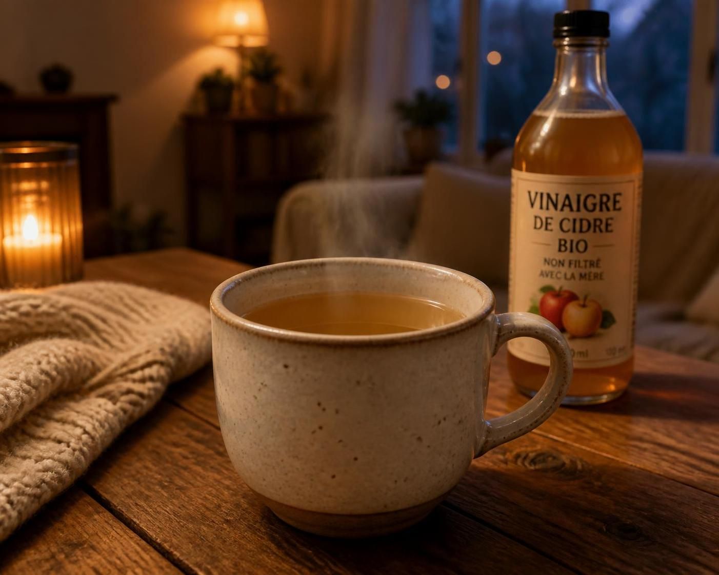 découvrez les bienfaits du mélange vinaigre de cidre et eau chaude le soir pour améliorer votre digestion, favoriser la perte de poids et renforcer votre santé générale.